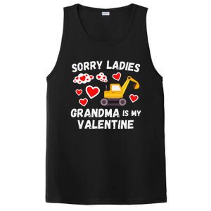 Sorry Ladies Grandma Is My Valentine Days Excavator PosiCharge Competitor Tank