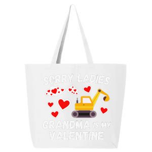 Sorry Ladies Grandma Is My Valentine Days Excavator 25L Jumbo Tote