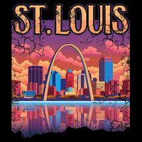 St Louis Gateway Arch Missouri Cityscape Skyline Impact Tech Backpack