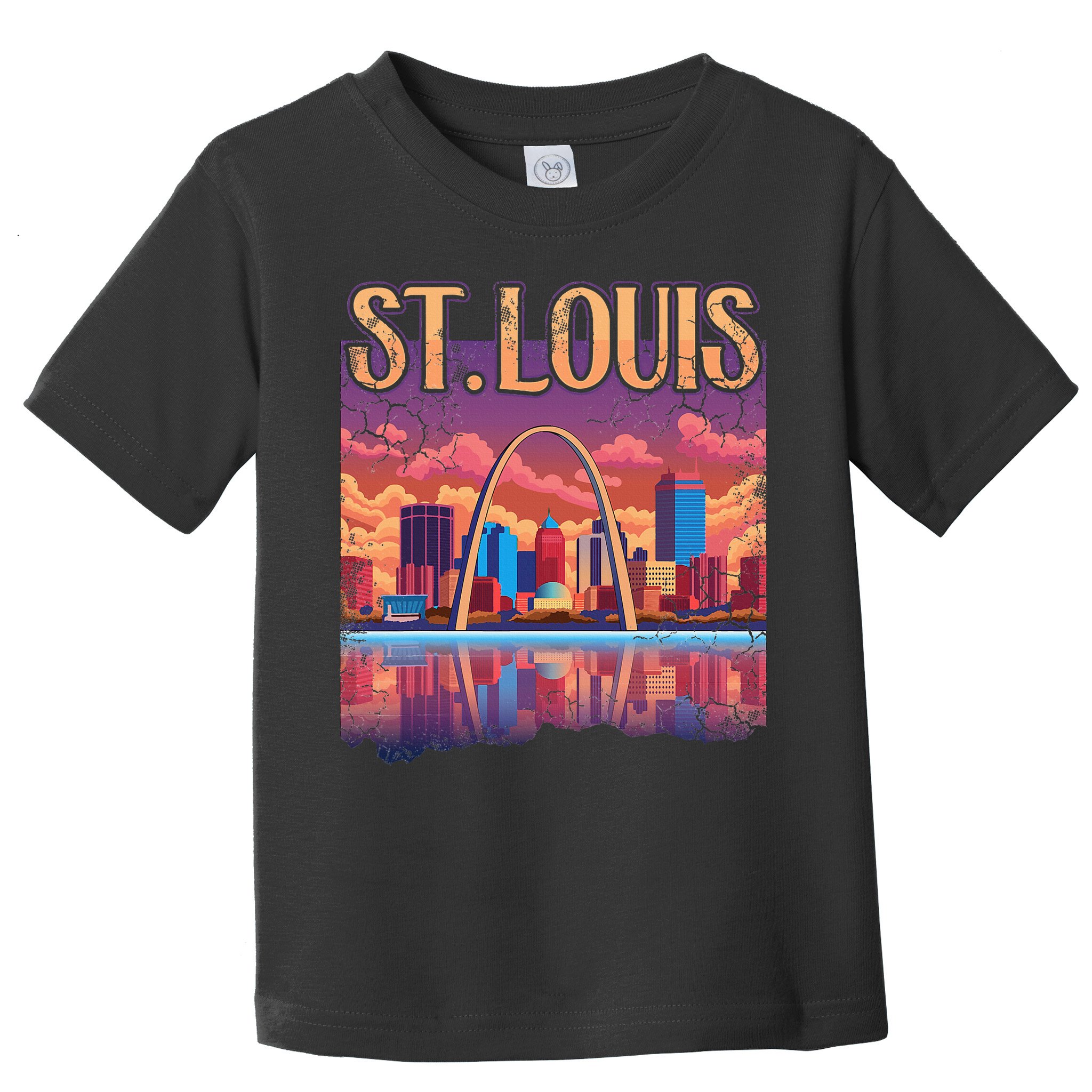 St Louis Gateway Arch Missouri Cityscape Skyline Toddler T-Shirt