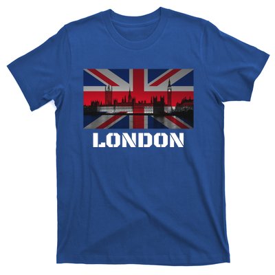 Souvenir London Gift City Vintage Uk Flag British Hoody T-Shirt