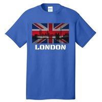 Souvenir London Gift City Vintage Uk Flag British Hoody Tall T-Shirt