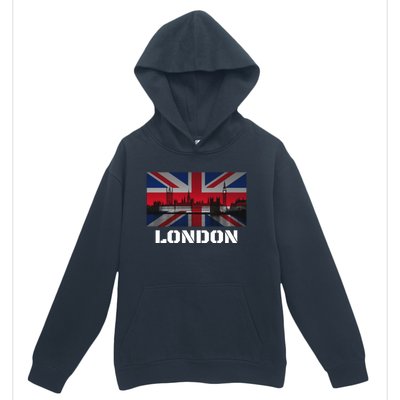 Souvenir London Gift City Vintage Uk Flag British Hoody Urban Pullover Hoodie