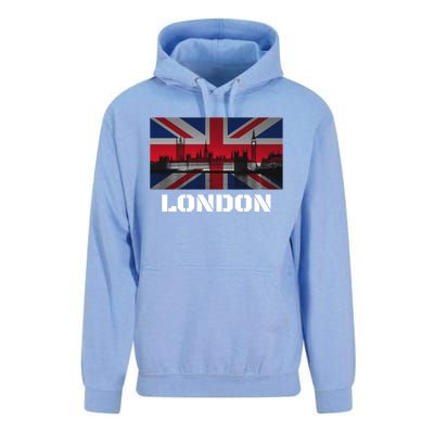 Souvenir London Gift City Vintage Uk Flag British Hoody Unisex Surf Hoodie