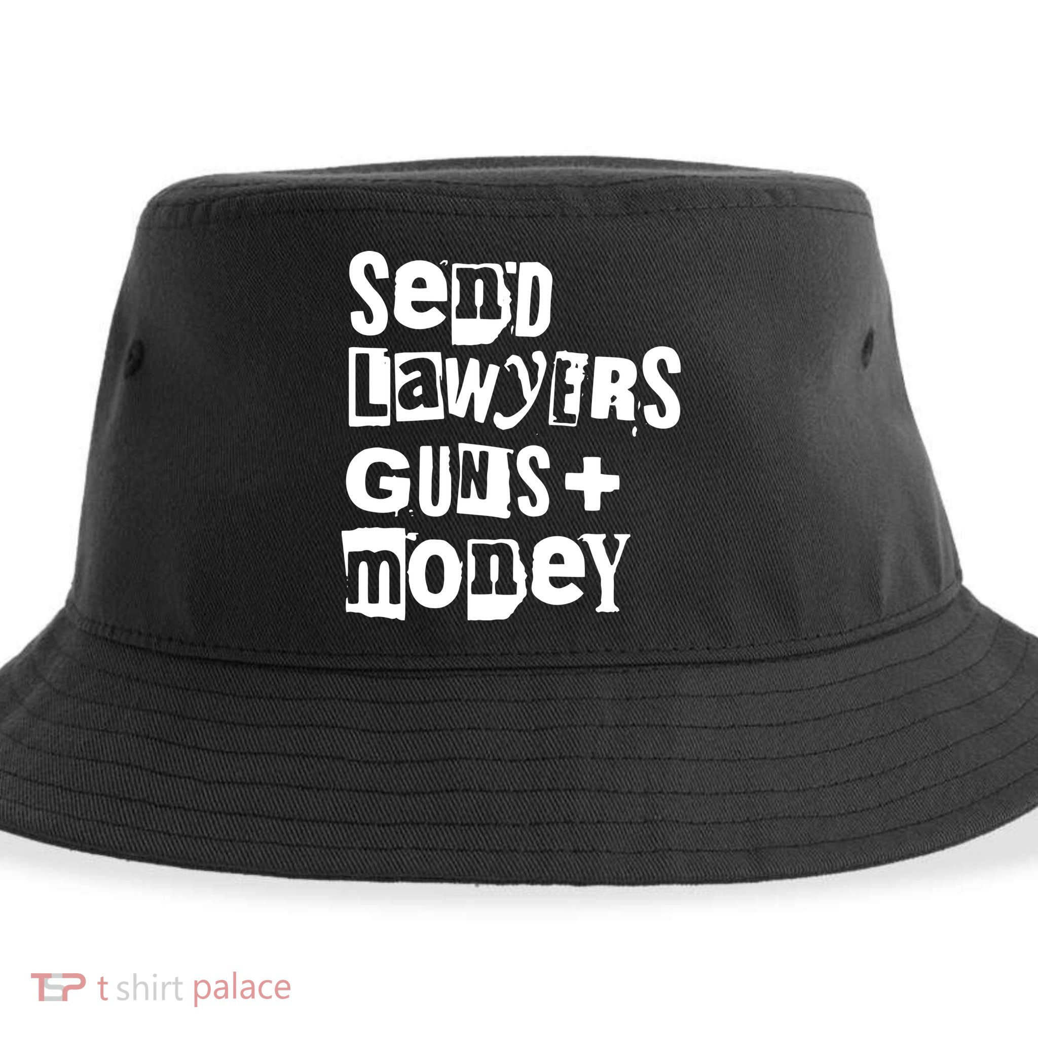 Send Lawyers Guns And Money Sustainable Bucket Hat