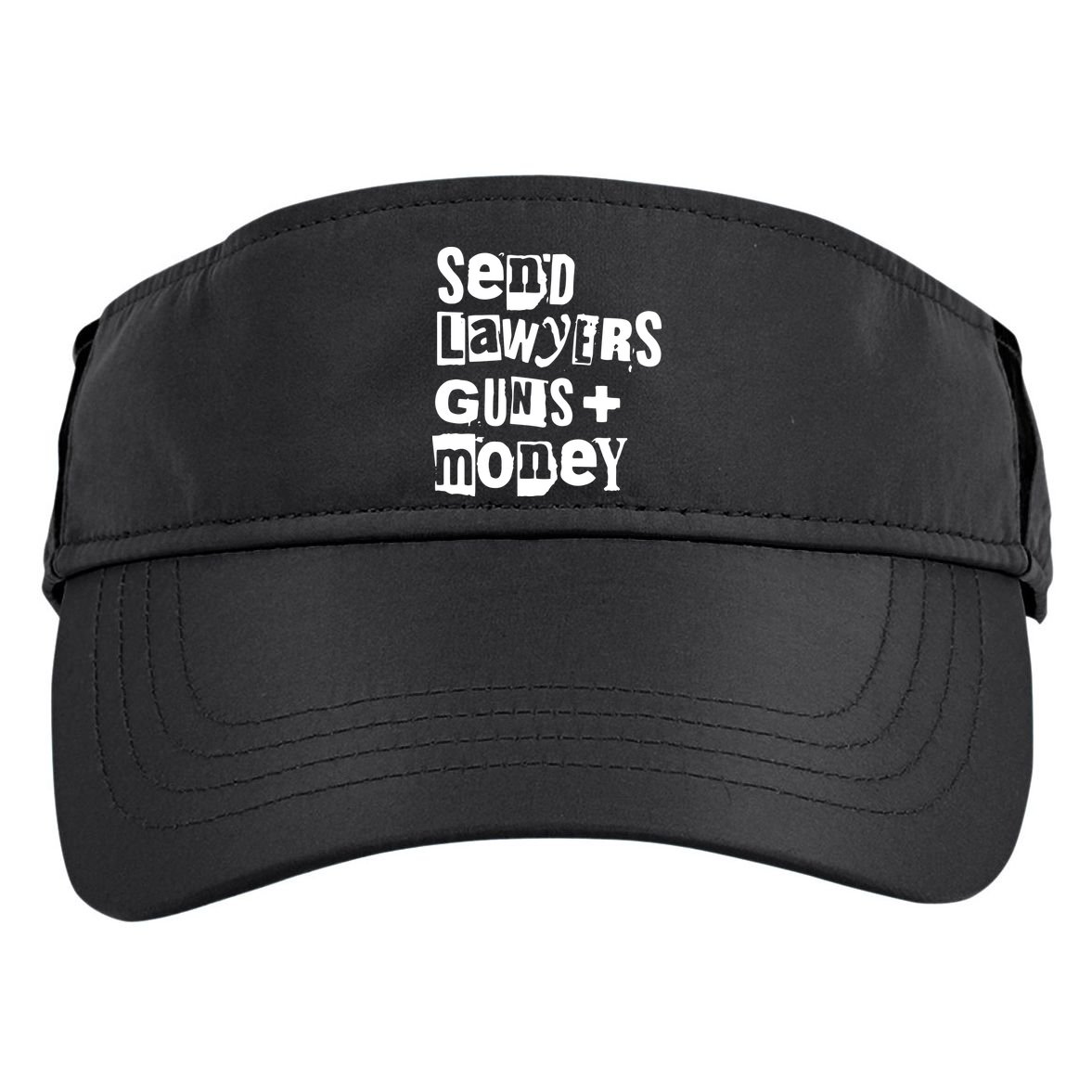 Send Lawyers Guns And Money Adult Drive Performance Visor