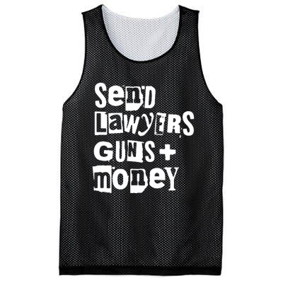 Send Lawyers Guns And Money Mesh Reversible Basketball Jersey Tank