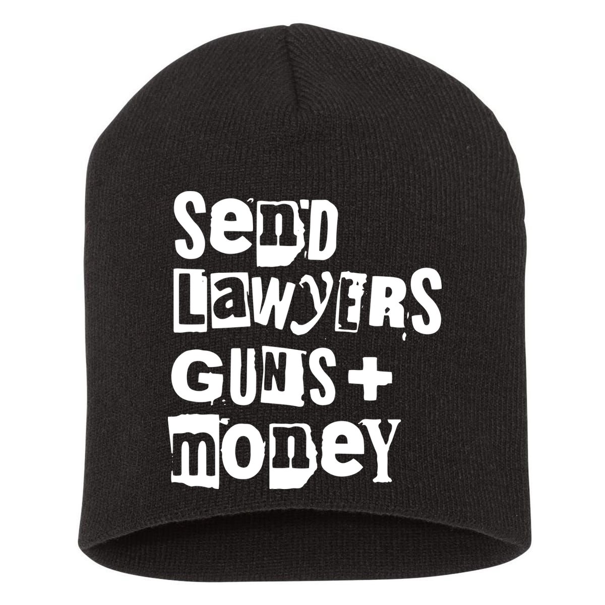 Send Lawyers Guns And Money Short Acrylic Beanie