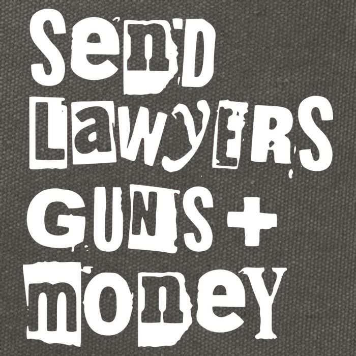 Send Lawyers Guns And Money Cotton Canvas Backpack