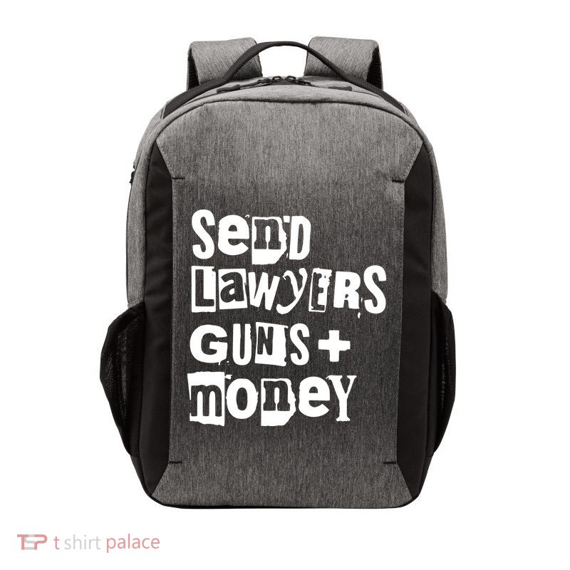 Send Lawyers Guns And Money Vector Backpack