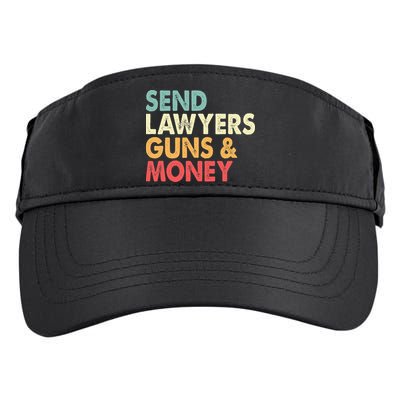 Send Lawyers Guns And Money Adult Drive Performance Visor