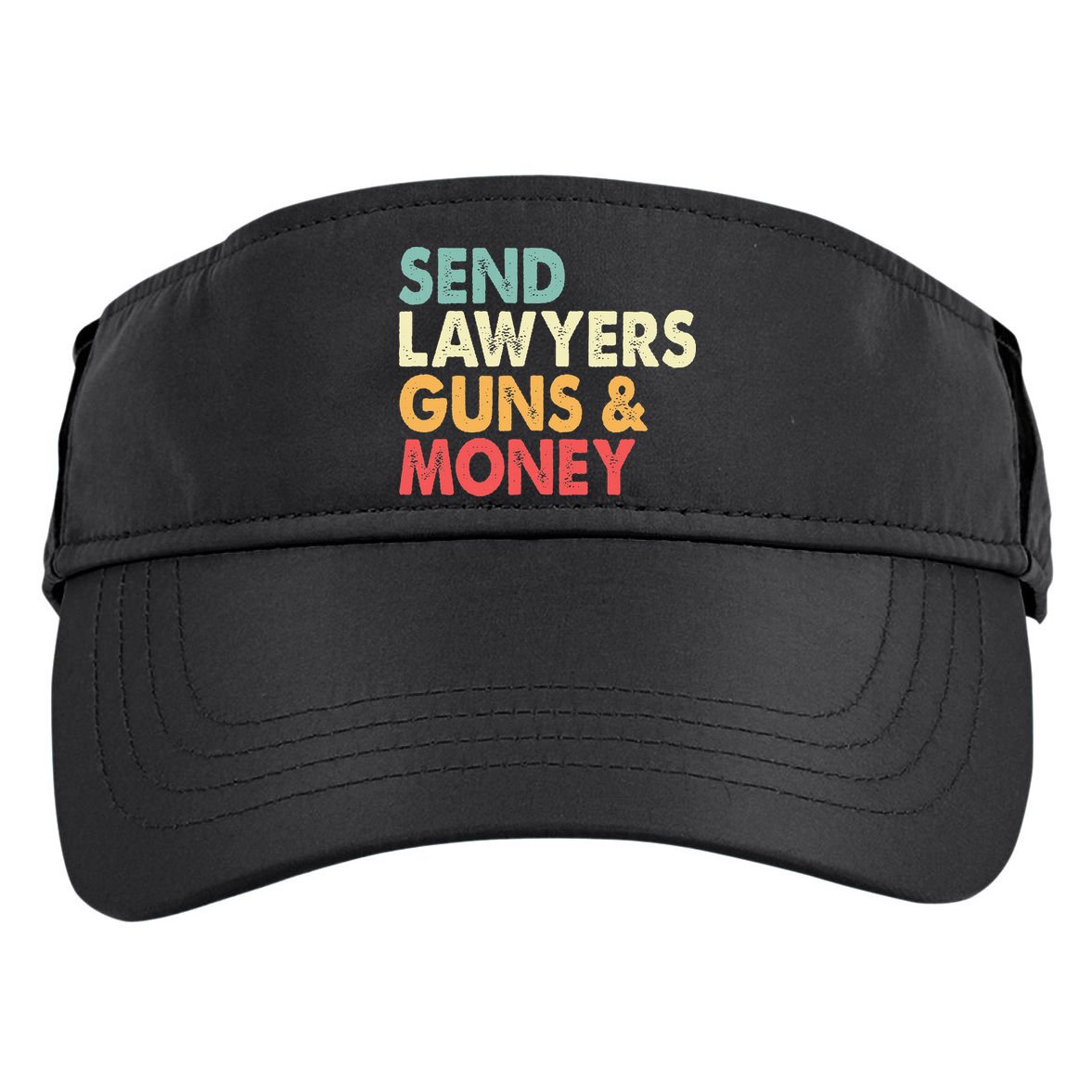 Send Lawyers Guns And Money Adult Drive Performance Visor