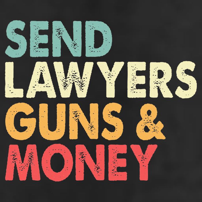 Send Lawyers Guns And Money Golf Towel