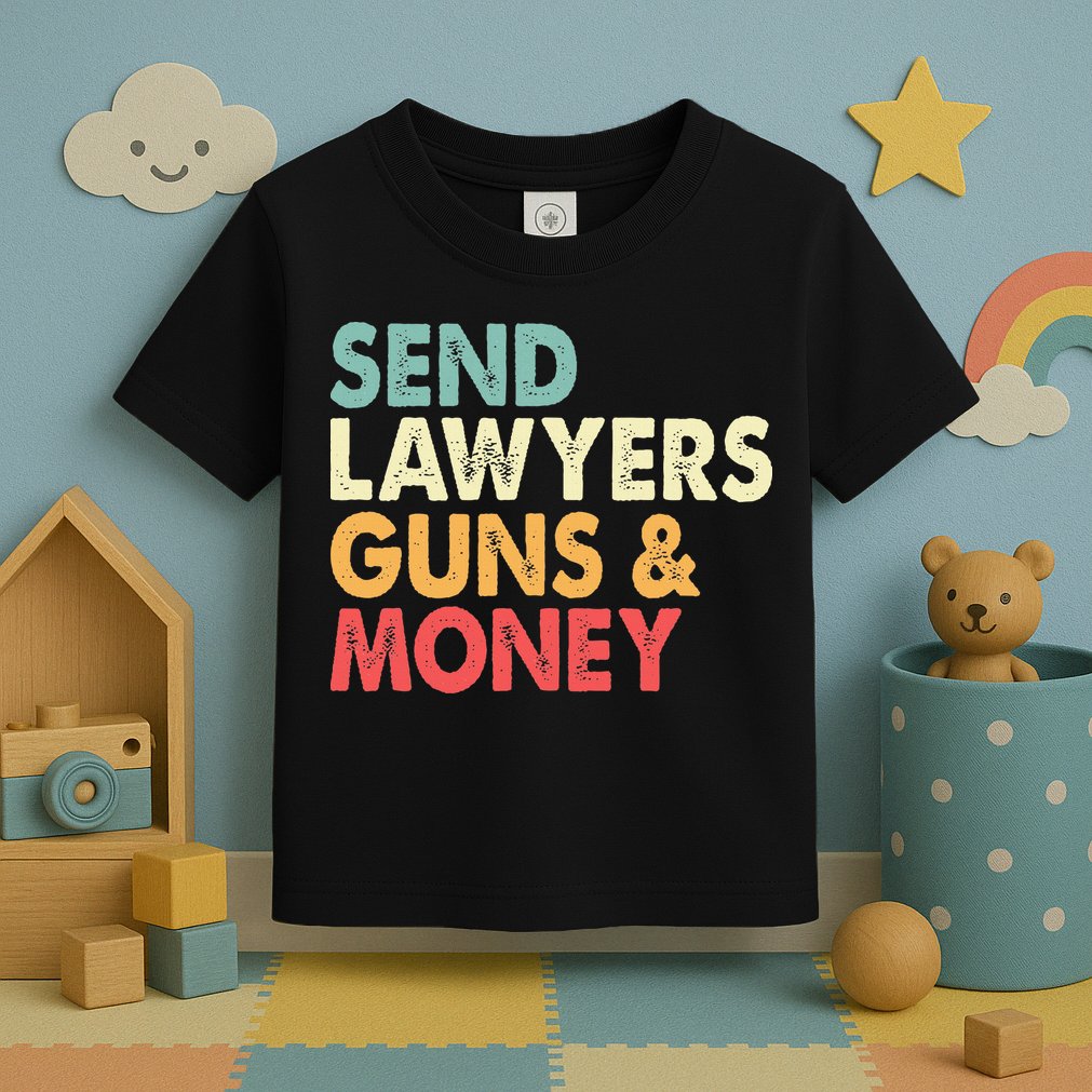 Send Lawyers Guns And Money Toddler T-Shirt