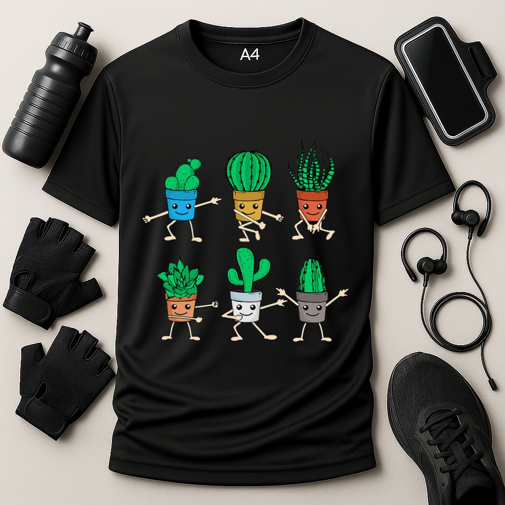 Succulent Lover Gardener Plant Lover Women Gardening Cactus Cooling Performance Crew T-Shirt