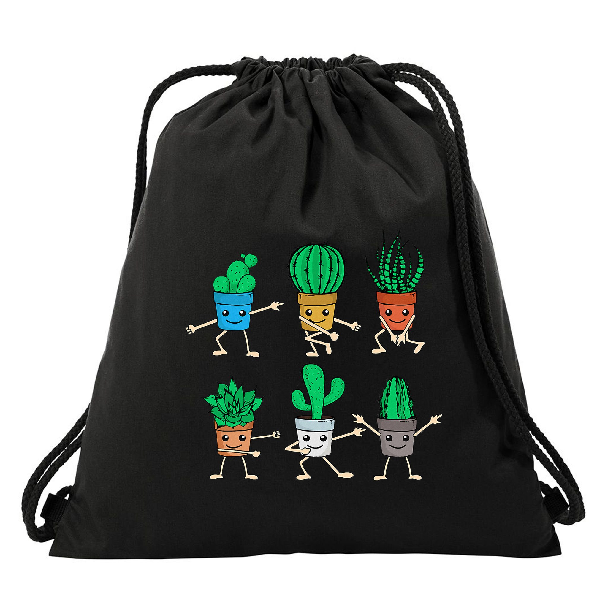 Succulent Lover Gardener Plant Lover Women Gardening Cactus Drawstring Bag