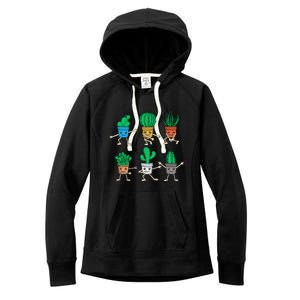 Succulent Lover Gardener Plant Lover Women Gardening Cactus Women's Fleece Hoodie