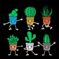 Succulent Lover Gardener Plant Lover Women Gardening Cactus Flat Bill Trucker Hat