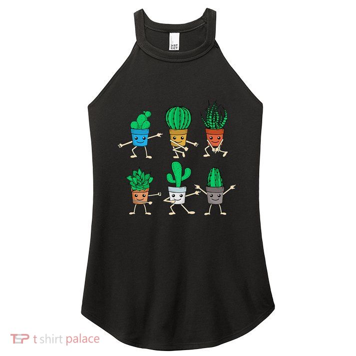 Succulent Lover Gardener Plant Lover Women Gardening Cactus Women's Perfect Tri Rocker Tank