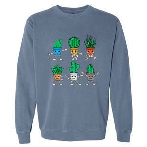 Succulent Lover Gardener Plant Lover Women Gardening Cactus Garment-Dyed Sweatshirt