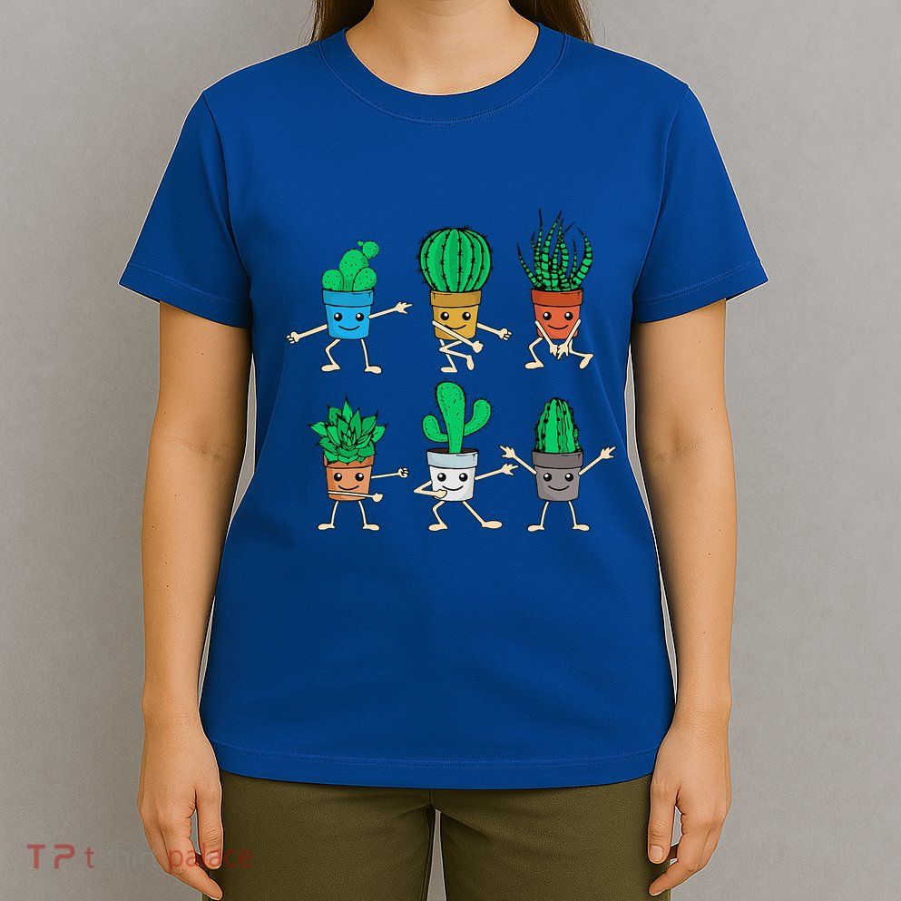 Succulent Lover Gardener Plant Lover Women Gardening Cactus T-Shirt