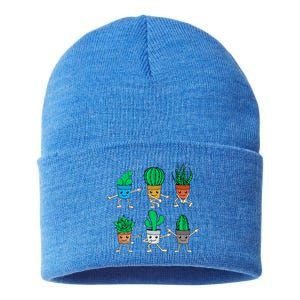 Succulent Lover Gardener Plant Lover Women Gardening Cactus Sustainable Knit Beanie