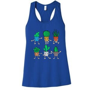 Succulent Lover Gardener Plant Lover Women Gardening Cactus Women's Racerback Tank