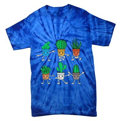 Succulent Lover Gardener Plant Lover Women Gardening Cactus Tie-Dye T-Shirt
