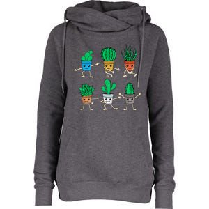 Succulent Lover Gardener Plant Lover Women Gardening Cactus Womens Funnel Neck Pullover Hood