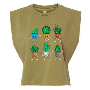 Succulent Lover Gardener Plant Lover Women Gardening Cactus Garment-Dyed Women's Muscle Tee