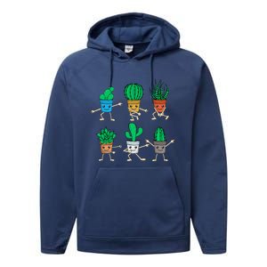 Succulent Lover Gardener Plant Lover Women Gardening Cactus Performance Fleece Hoodie