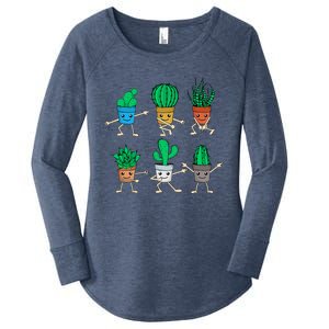 Succulent Lover Gardener Plant Lover Women Gardening Cactus Women's Perfect Tri Tunic Long Sleeve Shirt