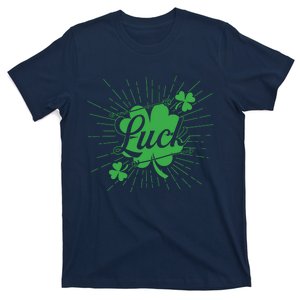 Shamrock Luck Green St Patricks Day T-Shirt