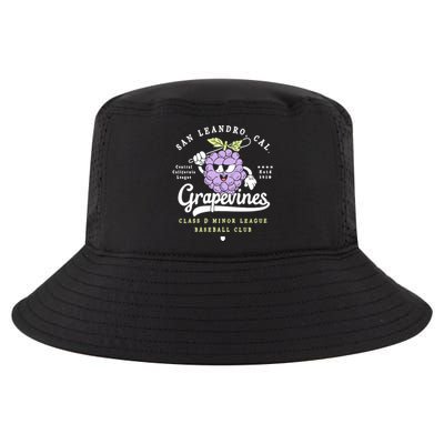 San Leandro Grapevines California Vintage Defunct Baseball Teams Cool Comfort Performance Bucket Hat