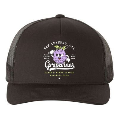 San Leandro Grapevines California Vintage Defunct Baseball Teams Yupoong Adult 5-Panel Trucker Hat