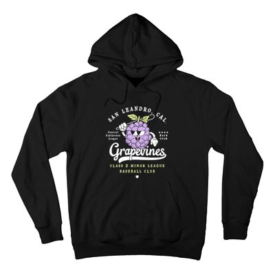 San Leandro Grapevines California Vintage Defunct Baseball Teams Hoodie