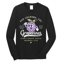 San Leandro Grapevines California Vintage Defunct Baseball Teams Long Sleeve Shirt