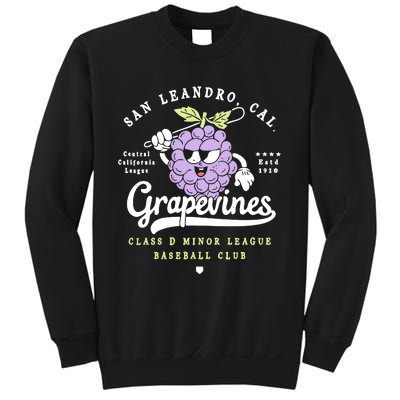 San Leandro Grapevines California Vintage Defunct Baseball Teams Sweatshirt