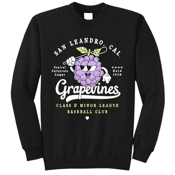 San Leandro Grapevines California Vintage Defunct Baseball Teams Sweatshirt