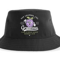 San Leandro Grapevines California Vintage Defunct Baseball Teams Sustainable Bucket Hat