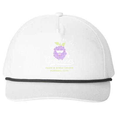 San Leandro Grapevines California Vintage Defunct Baseball Teams Snapback Five-Panel Rope Hat