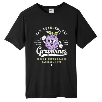 San Leandro Grapevines California Vintage Defunct Baseball Teams Tall Fusion ChromaSoft Performance T-Shirt