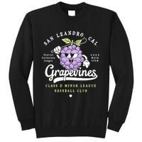 San Leandro Grapevines California Vintage Defunct Baseball Teams Tall Sweatshirt