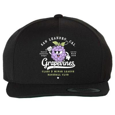 San Leandro Grapevines California Vintage Defunct Baseball Teams Wool Snapback Cap