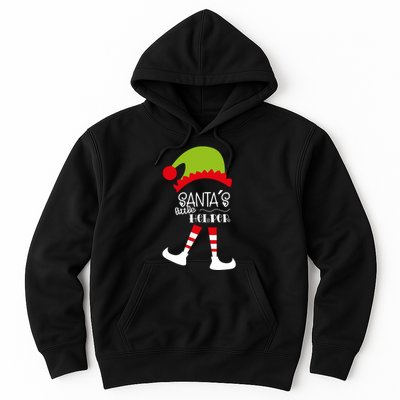 Santas Little Helper Elf Holiday Hoodie