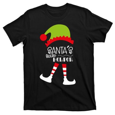 Santas Little Helper Elf Holiday T-Shirt