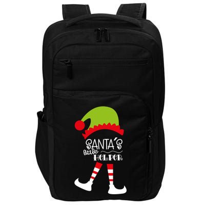 Santas Little Helper Elf Holiday Impact Tech Backpack