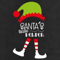 Santas Little Helper Elf Holiday Adult Drive Performance Visor