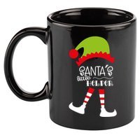 Santas Little Helper Elf Holiday 11oz C Handle Ceramic Mug