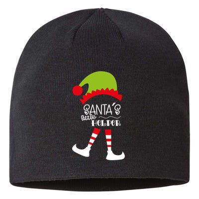 Santas Little Helper Elf Holiday Sustainable Beanie